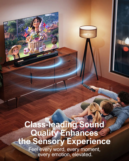 ULTIMEA 100W 2.2ch Detachable Bluetooth Soundbar with Bass & 3 EQ Modes